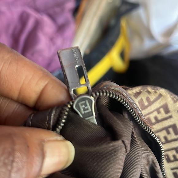 Y2K Fendi zucchino baguette gunmetal hardware Y2K bag - Picture 15 of 16